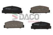 323245 Sada brzdových platničiek kotúčovej brzdy DACO Germany