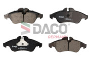 323327 Sada brzdových platničiek kotúčovej brzdy DACO Germany