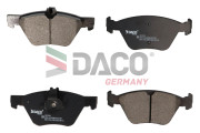 323331 Sada brzdových platničiek kotúčovej brzdy DACO Germany