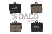 323334 Sada brzdových platničiek kotúčovej brzdy DACO Germany
