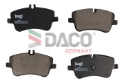 323345 Sada brzdových platničiek kotúčovej brzdy DACO Germany