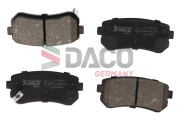 323521 Sada brzdových platničiek kotúčovej brzdy DACO Germany
