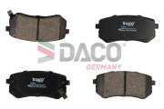 323531 Sada brzdových platničiek kotúčovej brzdy DACO Germany