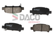 323602 Sada brzdových platničiek kotúčovej brzdy DACO Germany