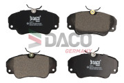 323611 Sada brzdových platničiek kotúčovej brzdy DACO Germany