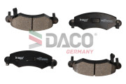 323623 Sada brzdových platničiek kotúčovej brzdy DACO Germany