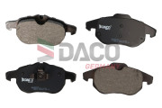 323628 Sada brzdových platničiek kotúčovej brzdy DACO Germany