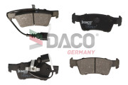 324211 Sada brzdových platničiek kotúčovej brzdy DACO Germany