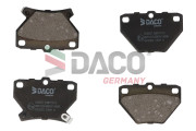 324557 Sada brzdových platničiek kotúčovej brzdy DACO Germany
