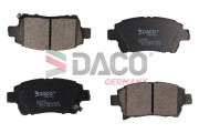 324558 Sada brzdových platničiek kotúčovej brzdy DACO Germany