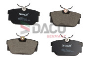 324732 Sada brzdových platničiek kotúčovej brzdy DACO Germany
