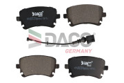 324764 Sada brzdových platničiek kotúčovej brzdy DACO Germany