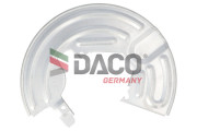 613009 Ochranný plech proti rozstreku, Brzdový kotúč DACO Germany
