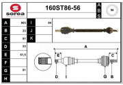 160ST86-56 Nezaradený diel STARTCAR