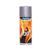 400996 MasHeatresistant spray 400mml 600°C SILVER AUTOMAX