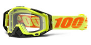 50100-026-02 brýle Racecraft Attack Yellow, 100% (čiré plexi + chránič nosu +20 strhávaček) 50100-026-02 100%