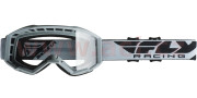 37-5105 brýle FOCUS 2020, FLY RACING (šedé, čiré plexi bez pinů) 37-5105 FLY RACING