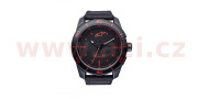 M000-116 hodinky TECH PVD, ALPINESTARS (černá/červená, textilní pásek) M000-116 ALPINESTARS