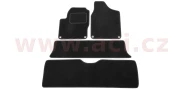 1867X67 textilní koberečky černé (pro oválné příchytky) (6 sedadel sada 4 ks) 1867X67 ACI