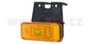9907059 boční poziční světlo oranžové s pravoúhlým držákem 24V (3 LED diody) TRUCK L=P 9907059 ACI