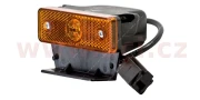 9907069 boční poziční světlo oranžové s 50 cm kabelem s koncovkou CLICK-IN a pravoúhlým držákem 24V LED TRUCK L=P 9907069 ACI