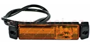 9907076 boční poziční světlo oranžové s 50 cm kabelem 24V (3 LED diody) TRUCK L=P 9907076 ACI
