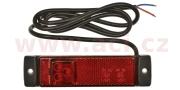 9907079 poziční světlo červené s 50 cm kabelem 12/24 V (3 LED diody) TRUCK L=P 9907079 ACI