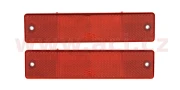 9907425R univerzální odrazka obdélník s dvěma otvory pro uchycení, červená (173x40 mm) 2 ks 9907425R ACI