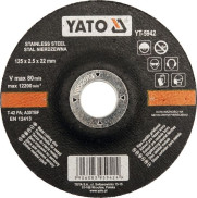 YT-5944 Kotouč na kov 180 x 22 x 3,2 mm INOX vypouklý YT-5944 YATO