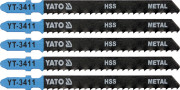 YT-3411 List pilový do přímočaré pily 100 mm na kov TPI8 5 ks YT-3411 YATO
