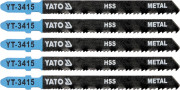YT-3415 List pilový do přímočaré pily 100 mm na kov TPI24-10 5 ks YT-3415 YATO