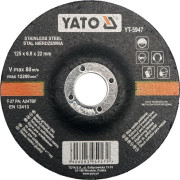 YT-5947 Kotouč na kov 125 x 22 x 6,8 mm vypouklý brusný INOX YT-5947 YATO