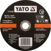YT-6103 Kotouč na kov 125 x 22 x 1,2 mm INOX YT-6103 YATO