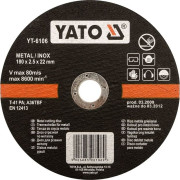 YT-6107 Kotouč na kov 230 x 22 x 2,0 mm INOX YT-6107 YATO