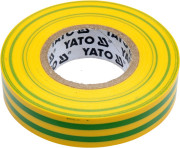 YT-81593 Izolační páska elektrikářská PVC 15mm / 20m žlutozelená YATO