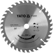 YT-60591 Kotouč na dřevo TCT 165 x 16 mm 36z (pro YT-82810) YT-60591 YATO